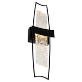 1246W8-101 Guadiana Integrated LED Black Wall Light