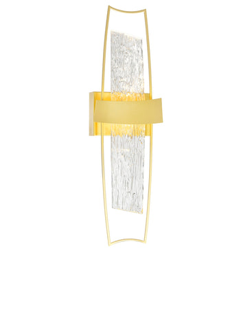 1246W8-602 Guadiana Integrated LED Satin Gold Wall Light