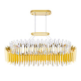 1247P39-20-602-O Cityscape 20 Light Chandelier With Satin Gold Finish