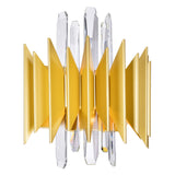 1247W13-5-602 Cityscape 5 Light Wall Sconce With Satin Gold Finish