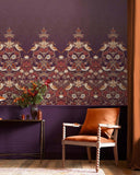 125301FXST William Morris Strawberry Thief Purple Mural