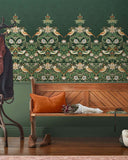 125310FXST William Morris Strawberry Thief Green Mural 