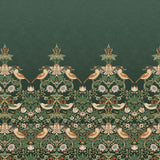125310FXST William Morris Strawberry Thief Green Mural 