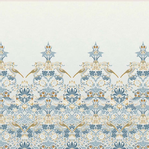 125319FXST William Morris Strawberry Blue Thief Mural