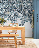 125373FXST William Morris Willow Bough Blue Mural