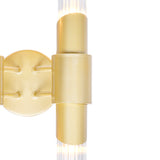 1269W8-4-602 Croissant 4 Light Wall Sconce With Satin Gold Finish