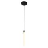 1273P10-1-101 Hoops 1 Light LED Pendant With Black Finish