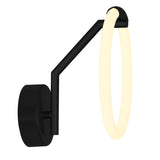 1273W10-1-101 Hoops 1 Light LED Wall Sconce With Black Finish