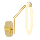 1273W10-1-602 Hoops 1 Light LED Wall Sconce With Satin Gold Finish