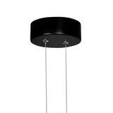 1297P10-1-101 Pulley 10 in LED Black Mini Pendant