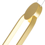 1297P4-1-602 Pulley 4 in LED Satin Gold Mini Pendant