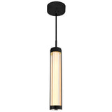 1343P3-101-C Neva 3 in LED Integrated Black Pendant