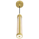 1343P3-602-C Neva 3 in LED Integrated Satin Gold Pendant