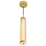 1343P3-602-C Neva 3 in LED Integrated Satin Gold Pendant