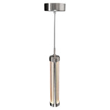 1343P3-606-C Neva 3 in LED Integrated Satin Nickel Pendant