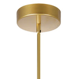 1375P31-6-602 Oskil LED Integrated Chandelier With Satin Gold Finish