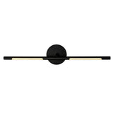 1375W24-1-101 Oskil LED Integrated Wall Light With Black Finish