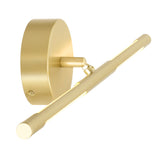 1375W24-1-602 Oskil LED Integrated Wall Light With Satin Gold Finish