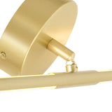 1375W24-1-602 Oskil LED Integrated Wall Light With Satin Gold Finish