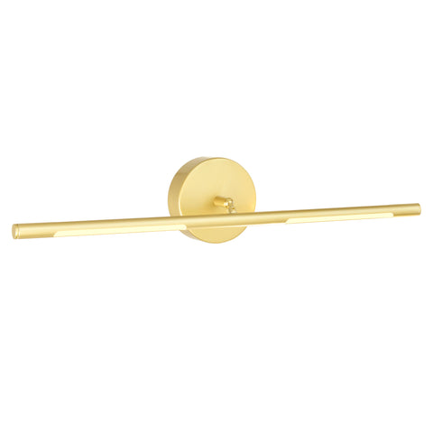 1375W24-1-602 Oskil LED Integrated Wall Light With Satin Gold Finish