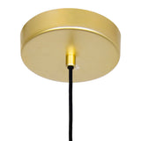 1390P5-1-602 Lena LED Integrated Mini Pendant With Satin Gold Finish