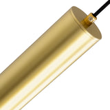 1390P5-1-602 Lena LED Integrated Mini Pendant With Satin Gold Finish