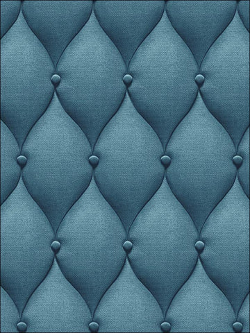 TD30002 Upholstered 3D Textured Blue Wallpaper