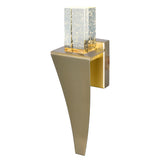 1502W5-1-602 Catania LED Integrated Satin Gold Wall Light