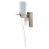 1502W5-1-606 Catania LED Integrated Satin Nickel Wall Light