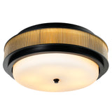 1567C18-4-101 Valdivia 4 Light Black Flush Mount