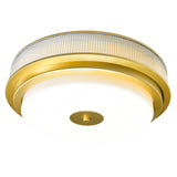 1567C18-4-602 Valdivia 4 Light Satin Gold Flush Mount