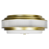 1567C18-4-602 Valdivia 4 Light Satin Gold Flush Mount