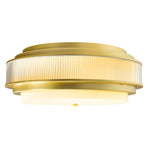 1567C18-4-602 Valdivia 4 Light Satin Gold Flush Mount