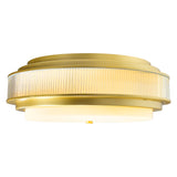 1567C22-5-602 Valdivia 5 Light Satin Gold Flush Mount