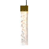 1587P24-17-624 Lava Integrated LED Brass Chandelier