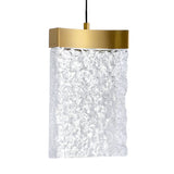 1587P24-17-624 Lava Integrated LED Brass Chandelier