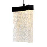 1587P6-1-101 Lava Integrated LED Black Mini Pendant