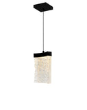 1587P6-1-101 Lava Integrated LED Black Mini Pendant