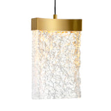 1587P6-1-624 Lava Integrated LED Brass Mini Pendant