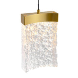 1587P6-1-624 Lava Integrated LED Brass Mini Pendant