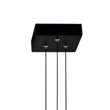 1588P6-3-101 Stagger Integrated LED Black Mini Pendant