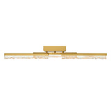 1588W36-3-624 Stagger Integrated LED Brass Vanity Light