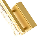 1588W5-1-624 Stagger Integrated LED Brass Wall Light