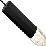 1589P12-5-101 Greta Integrated LED Black Mini Pendant