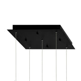 1589P12-5-101 Greta Integrated LED Black Mini Pendant