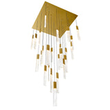 1589P28-25-624 Greta Integrated LED Brass Chandelier