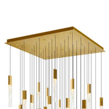 1589P36-41-624 Greta Integrated LED Brass Chandelier