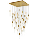 1589P36-41-624 Greta Integrated LED Brass Chandelier