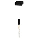 1589P5-1-101 Greta Integrated LED Black Mini Pendant