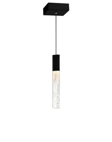 1589P5-1-101 Greta Integrated LED Black Mini Pendant